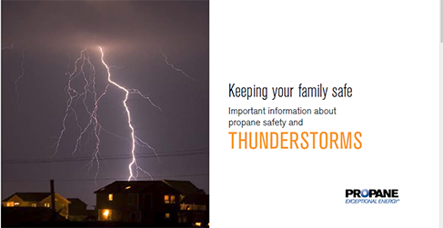 Thunderstorm Safety Information